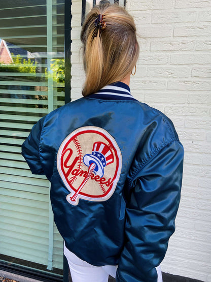 Vintage New York Yankees satin bomber | Laura Stappers Vintage