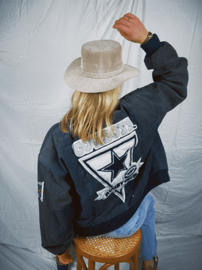 vintage Dallas Cowboys bomber jacket | Laura Stappers Vintage