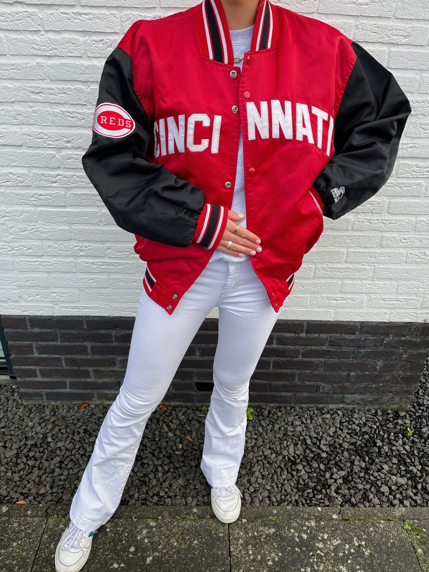 Cincinnati Reds bomber | Laura Stappers Vintage