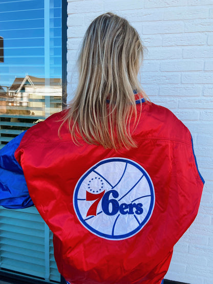 Vintage Carl Banks 76ers bomber | Laura Stappers Vintage